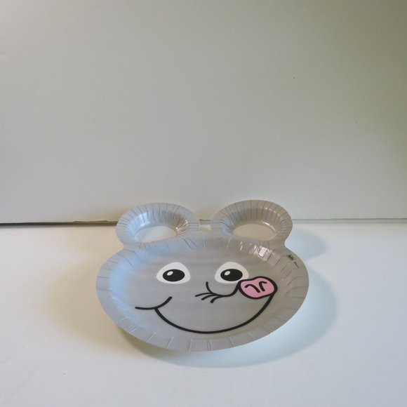 GRAY ELEPHANT ZOO PALS Hefty paper plate (1 item) - Picture 3 of 4